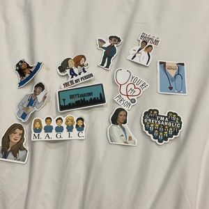 GREYS ANATOMY STICKERS